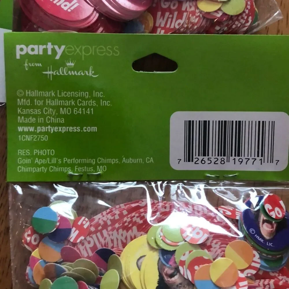 Go Wild at 50 confetti (6 bags) Hallmark